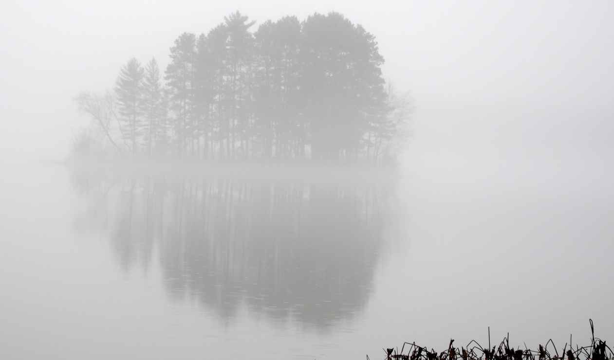 Morning Fog by Nancy Austin, Poet, Minocqua WI