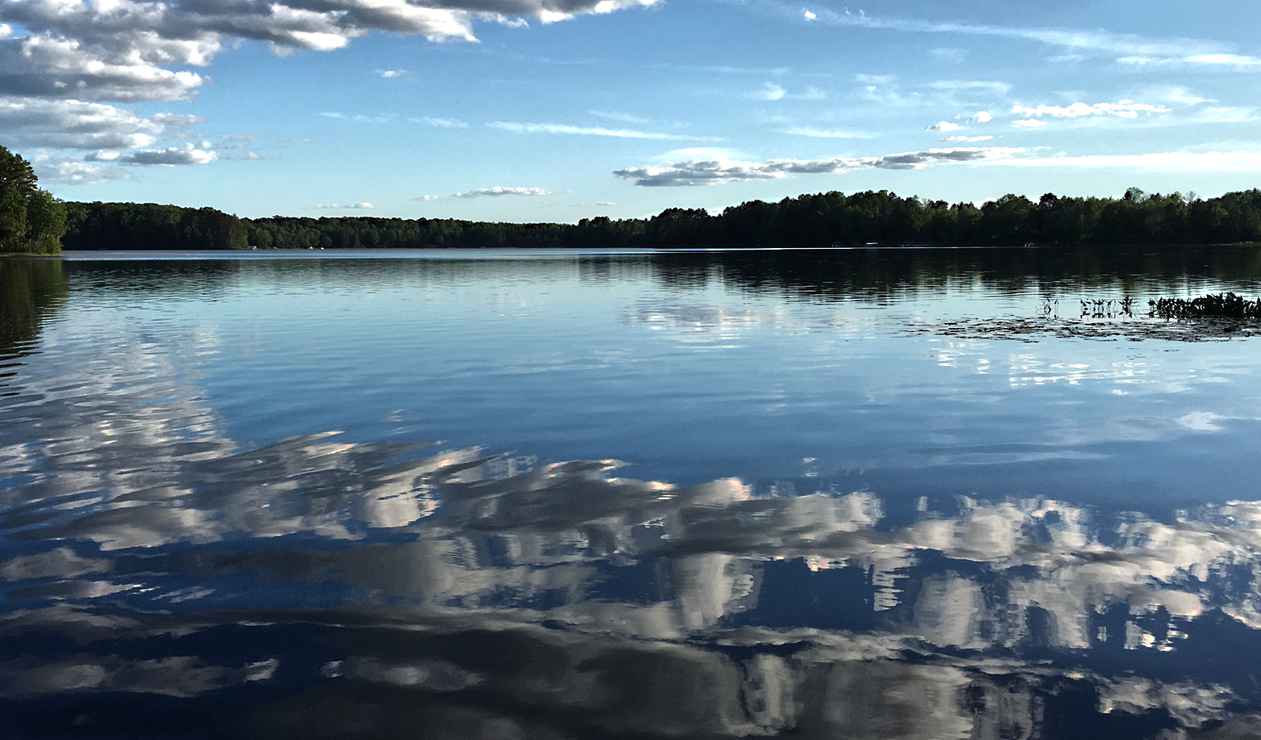 Lake Reflections by Nancy Austin, Poet, Minocqua WI